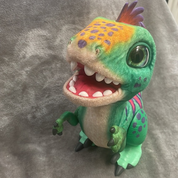 FurReal Friends Munchin Rex Baby Dino Dinosaur Interactive Toy Figure Only Works - Picture 3 of 7